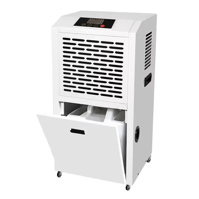 High-Power Industrial Dehumidifiers with Pump New Moisture Extractors for Lar Warehouses and Basement Factories