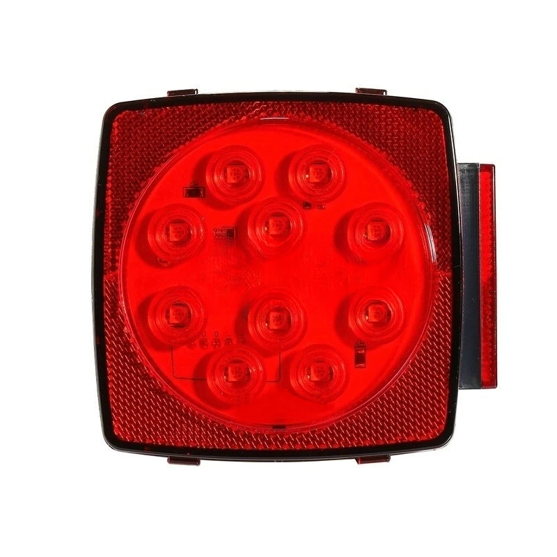 LED lights DOT waterproof motorcycle electric car lights LED square trailer tail light kit combination TC-13