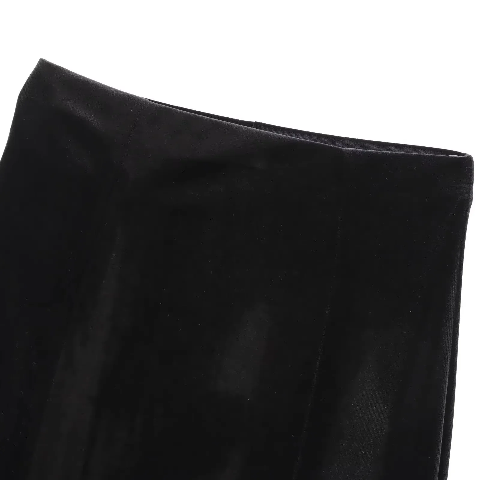

Faionable Velvet Skirt for Women High Waist A-Line French Sle Busin Polyester Fiber Stand Edition Autumn New A...