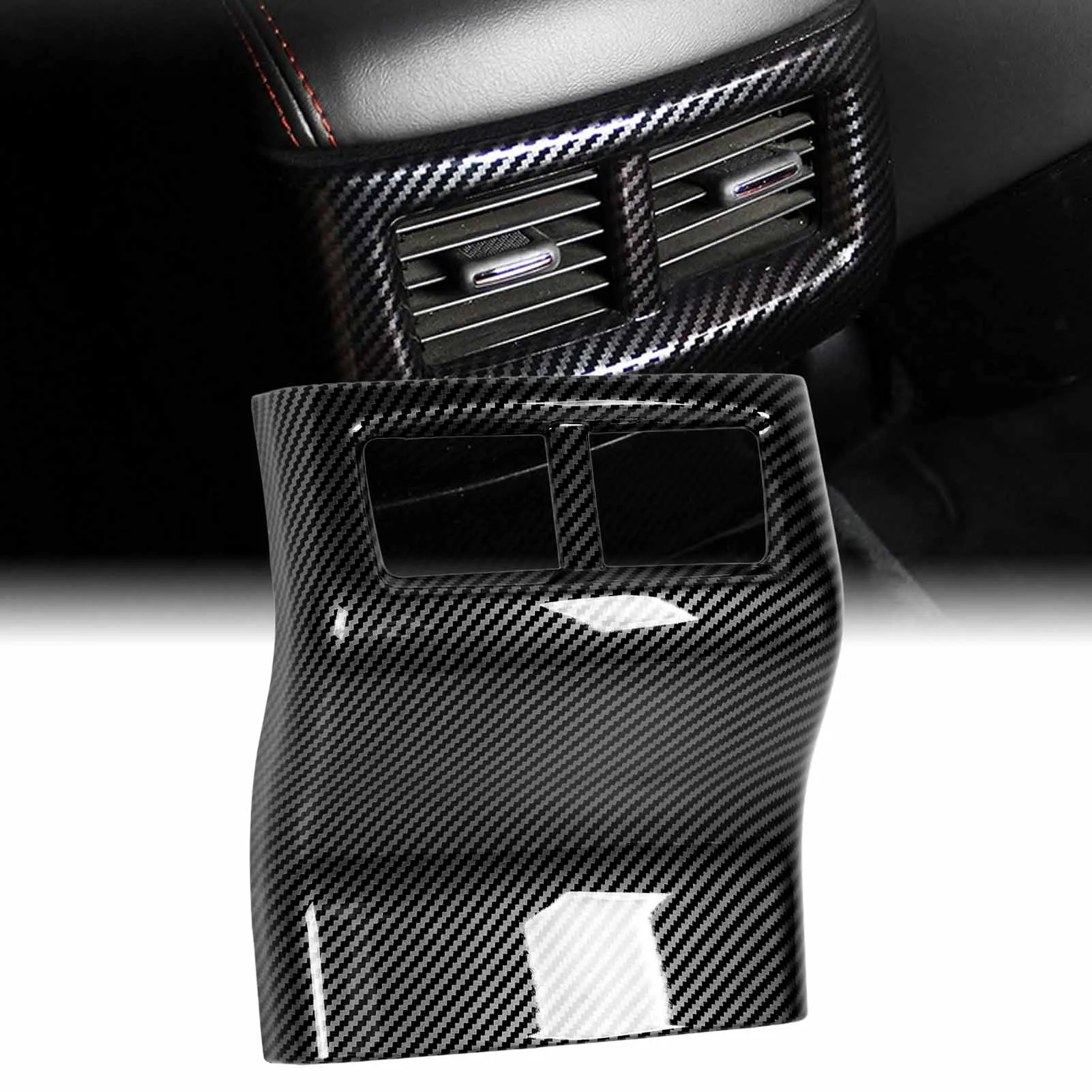 

Задняя крышка вентиляционного отверстия для кондиционера автомобиля, декоративная защита от царапин, крышка вентиляционного отверстия переменного тока, замена наклейки для Dodge Challenger 2015-2023