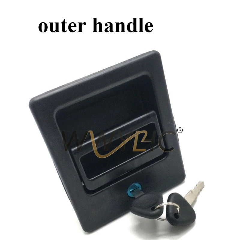 Suitable for  210 240 290 EC360 460B Cab Door Lock Assembly External Pull Lock Block Excavator Parts