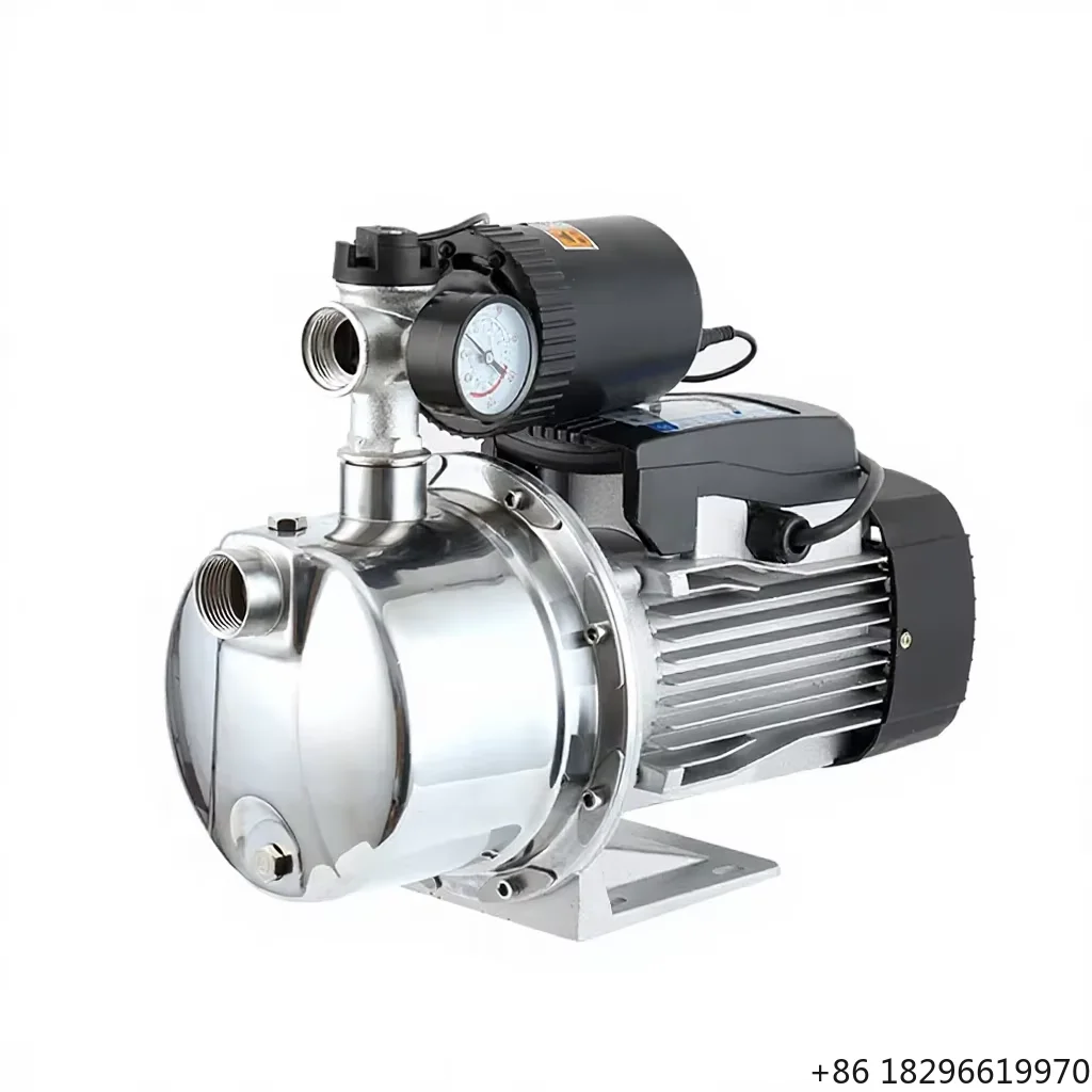 304 Stainless Steel Self-priming Jet Pump Automatic Booster Pump for Drinking Water and Deep Well Pumping