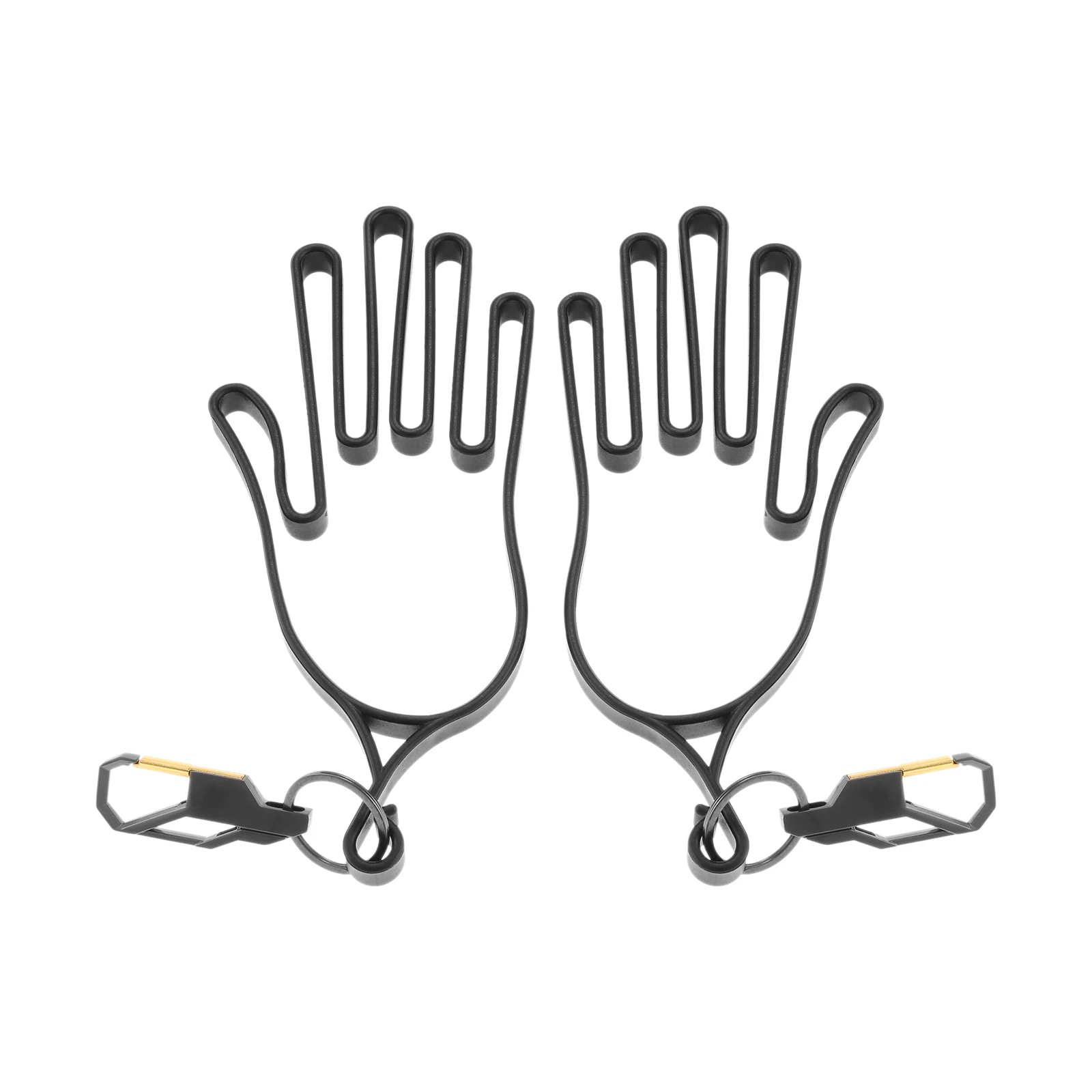 2Pcs Golf Glove Stretcher Hangers Golf Gloves Holder Accessories 22.5x10cm Fit All Sizes Display Shelf Extension Rack Hanging