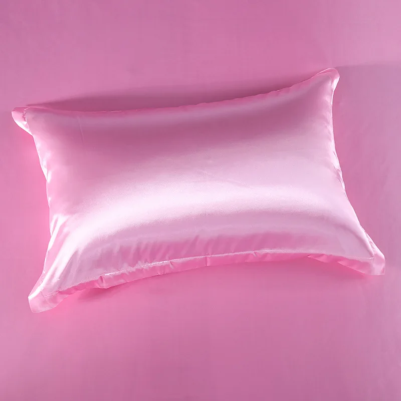 2X European Style Silk Beauty Pillowcases, Silk Pillowcases, Ice Silk Pillowcase Covers, 48 * 74cm Wholesale Envelope Model