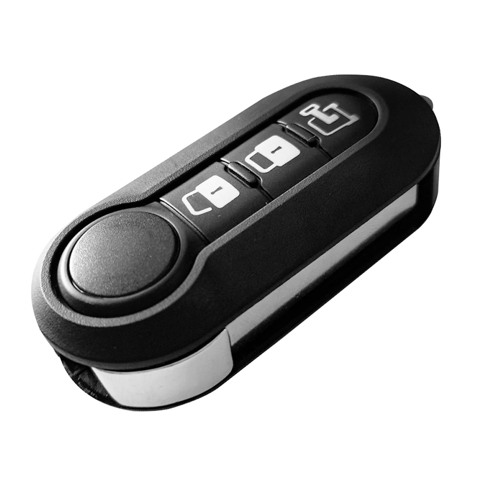 XNRKEY Car Flip Remote Key for Fiat 500 Panda Punto Bravo Stilo Ducato 2016-2017 PCF7946 for Delphi BSI /M-arelli BSI System