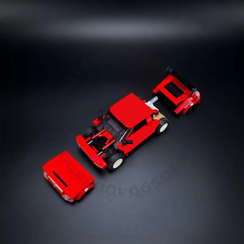 401 PCS Speed King ZX Rallye raid Evo 4 1994 MOC Customize Modular Building Block Educational Popular DIY Toy Christmas Gift