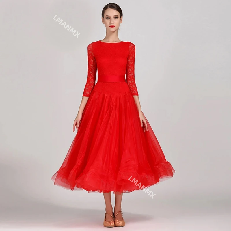 Blue Ballroom Dance Competition Dresses Waltz Dress Standard Performance Costumes Women High Grade Evening Party Outfits