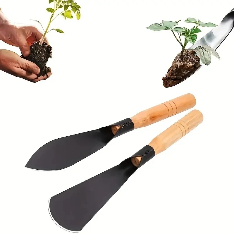 2pcs Metal Garden Trowels - Hand Shovels for Digging, Transplanting, Planting, and Weeding Tools image 5