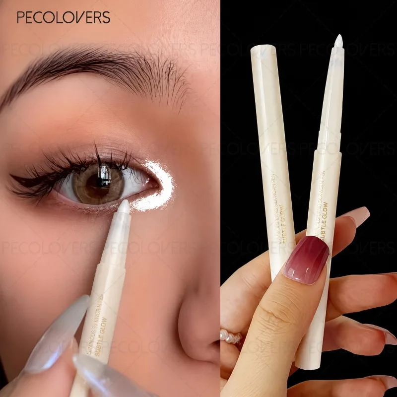 Mehrfarbiger Augen-Highlight-Stift, Augenaufheller, Seidenraupenstift, wasserfest, geeignet für verschiedene Make-up-Looks, Augenkosmetik