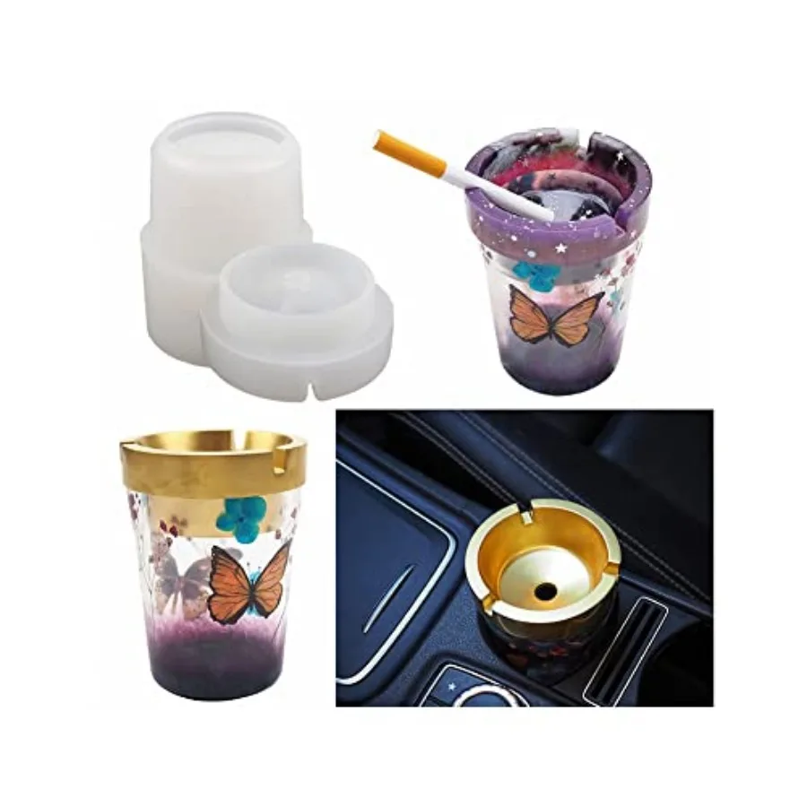 

Car Ashtray Molds - Double Layer, DIY Resin Ashtray Gifts