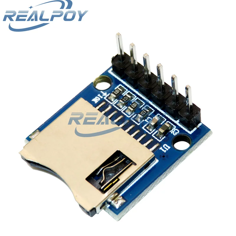 Módulo de tarjeta Mini TF D1, tarjeta de expansión de almacenamiento Micro SD, módulo de escudo de memoria con pines para Arduino ARM AVR