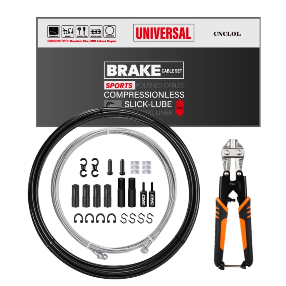 Kit Completo Cavi Freno E Cambio Per Bici 87 Pezzi – Con Tagliacavi Professionali, Per Mountain Bike E Bici Da Strada