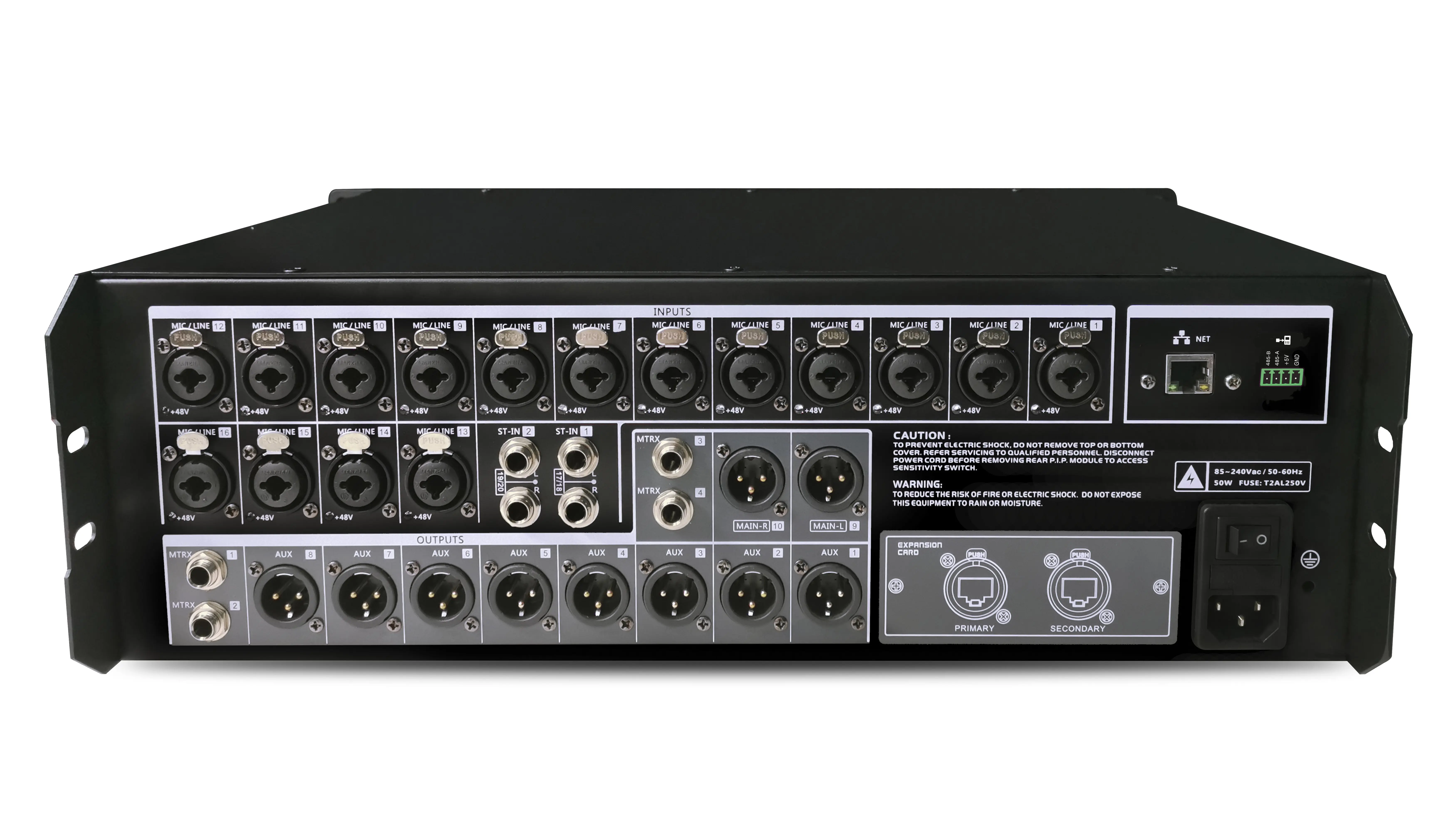 MQ-22R OEM Heißer Verkauf Hersteller Rack Professionelle Audio 22 Kanäle Touchscreen Digital 19 zoll Rack Mixer