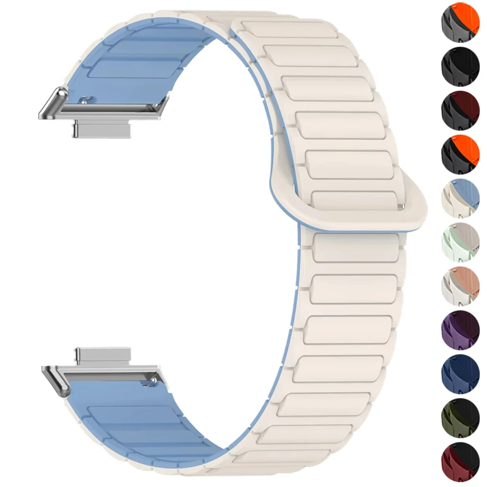 

Soft Silicone Strap for Huawei Watch Fit 3/Fit 4/4 Pro Magnetic band Replaceable Bracelet for Huawei Watch Fit 2 Accessories