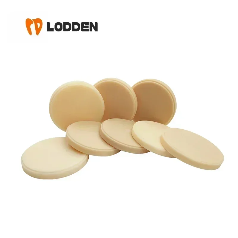 LODDEN Monolayer PMMA Block Dental Lab Material Resin Disc for CAM/CAD Open System 98mm A1 A2 A3 A3.5 B1 B2 BL1 Colors