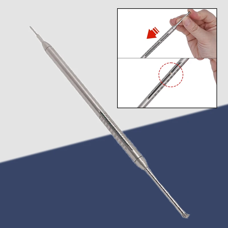 

Dental Orthodontic Tension Meter Force Gauge Autoclavable Tool for Measuring Braces Elastic Bands Force for Dental Clinic