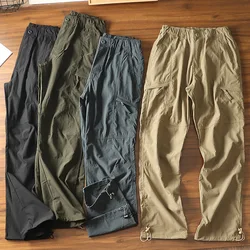 Men's Work Cargo Pants Straight Casual Sports Trousers Summer Quick Drying Thin Breathable Outdoor Fishing Hiking Climbing Pants
