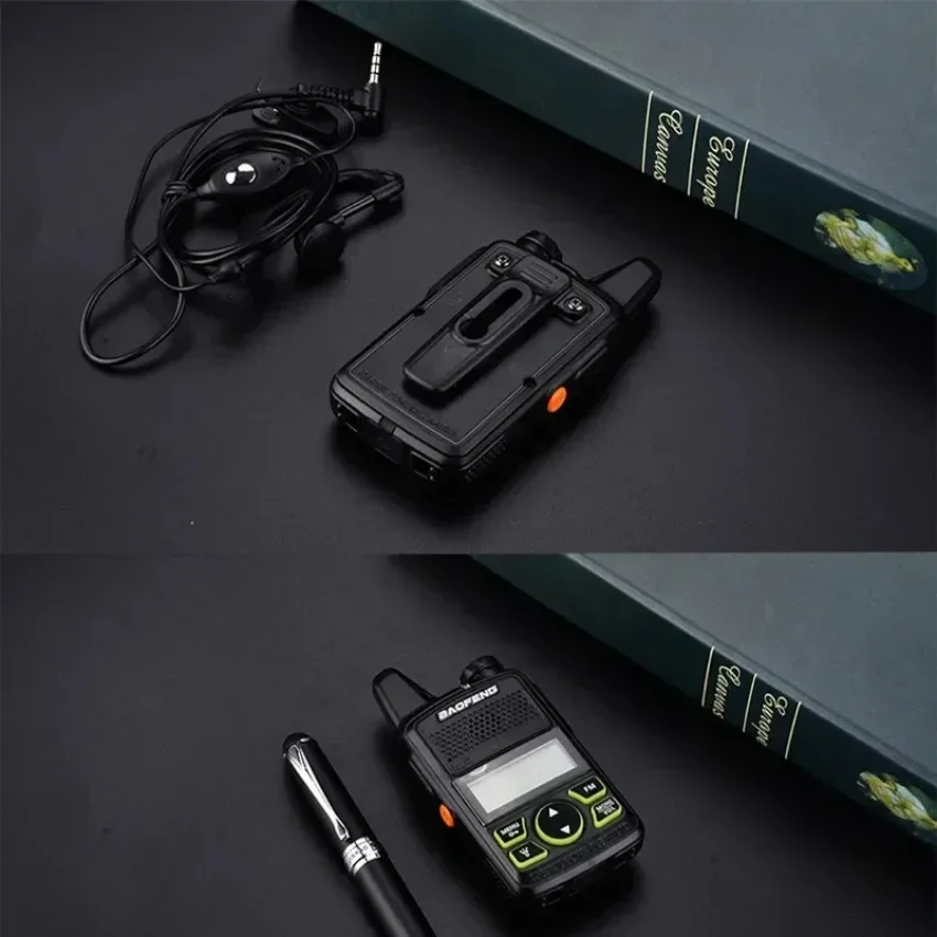 바오펑 1/2/4개 BF-T1 미니 무전기 UHF 400-470MHz USB 충전기 휴대용 양방향 라디오 소음 제거 어린이 선물 장난감