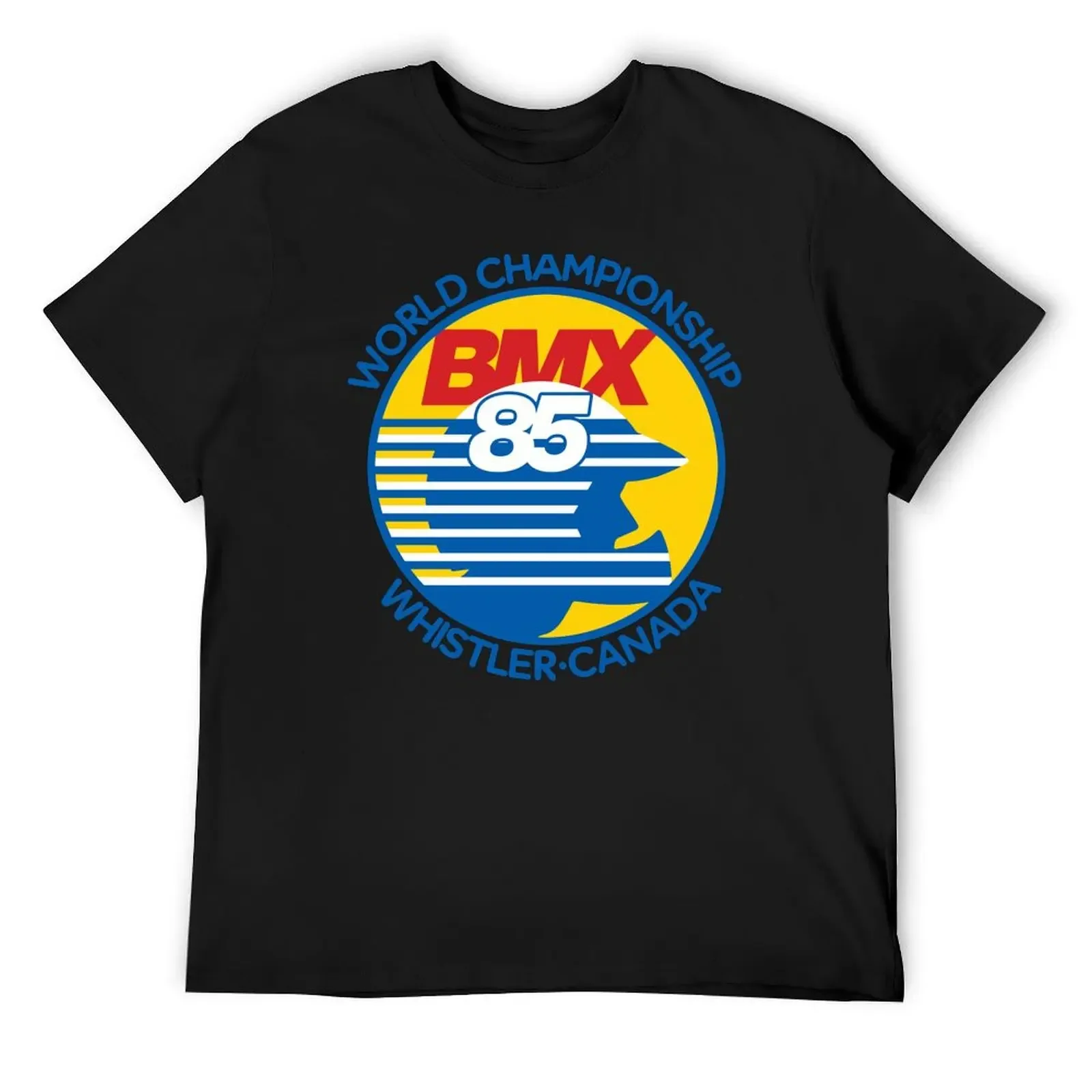 

1985 BMX World Championships Whistler Canada T-Shirt cotton graphic tees vintage anime shirt mens tall t shirts