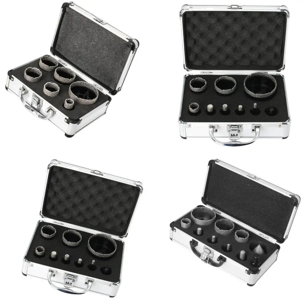 

Y1UD M14 Набор алмазных сверл с резьбой для сухих сверл Паяные алмазные сверла Коронка для плитки Керамический мрамор Гранит для