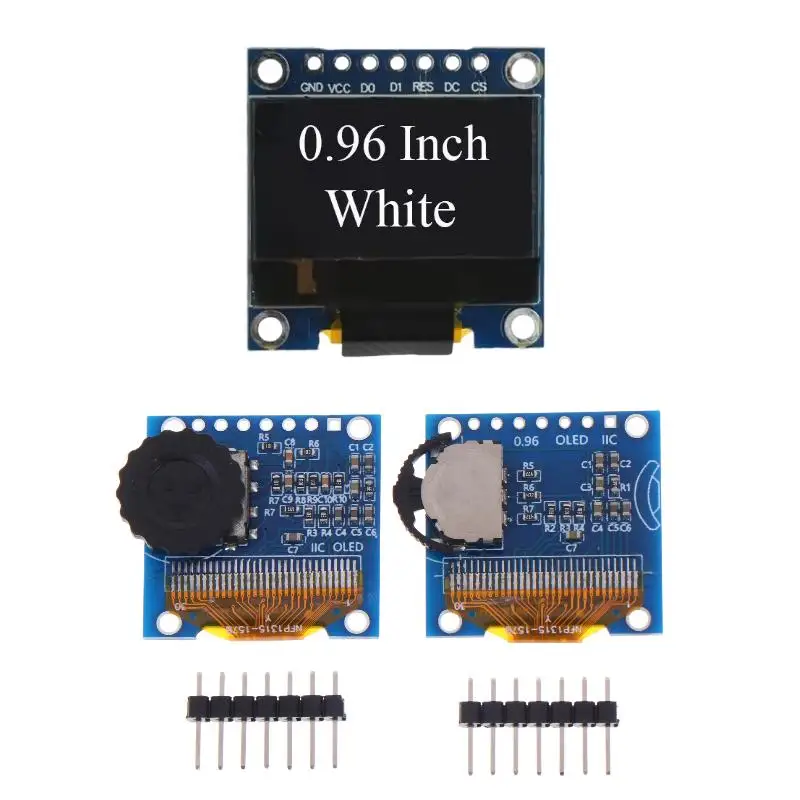 0.96 Inch OLED Display SSD1306 Combo Module with EC11 Rotary Encoder for  Precise Sensor Integration DIY Projects