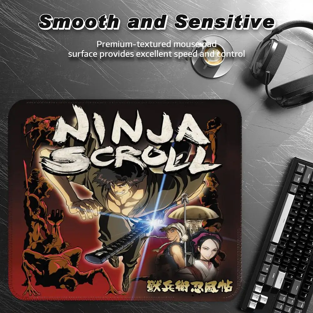 

N-Ninja S-Scroll игровой коврик для мыши, небольшой настольный коврик, клавиатура для настольного компьютера, беспроводная мышь, подарок для мальчика, подставки для игр