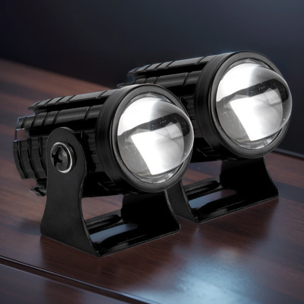 2Pcs Car LED Work Light Waterproof Hi-Lo Beam Auxiliary Drive Light 8000LM Motorbike Fog Light 6000K/3000K for Truck SUV UTV ATV