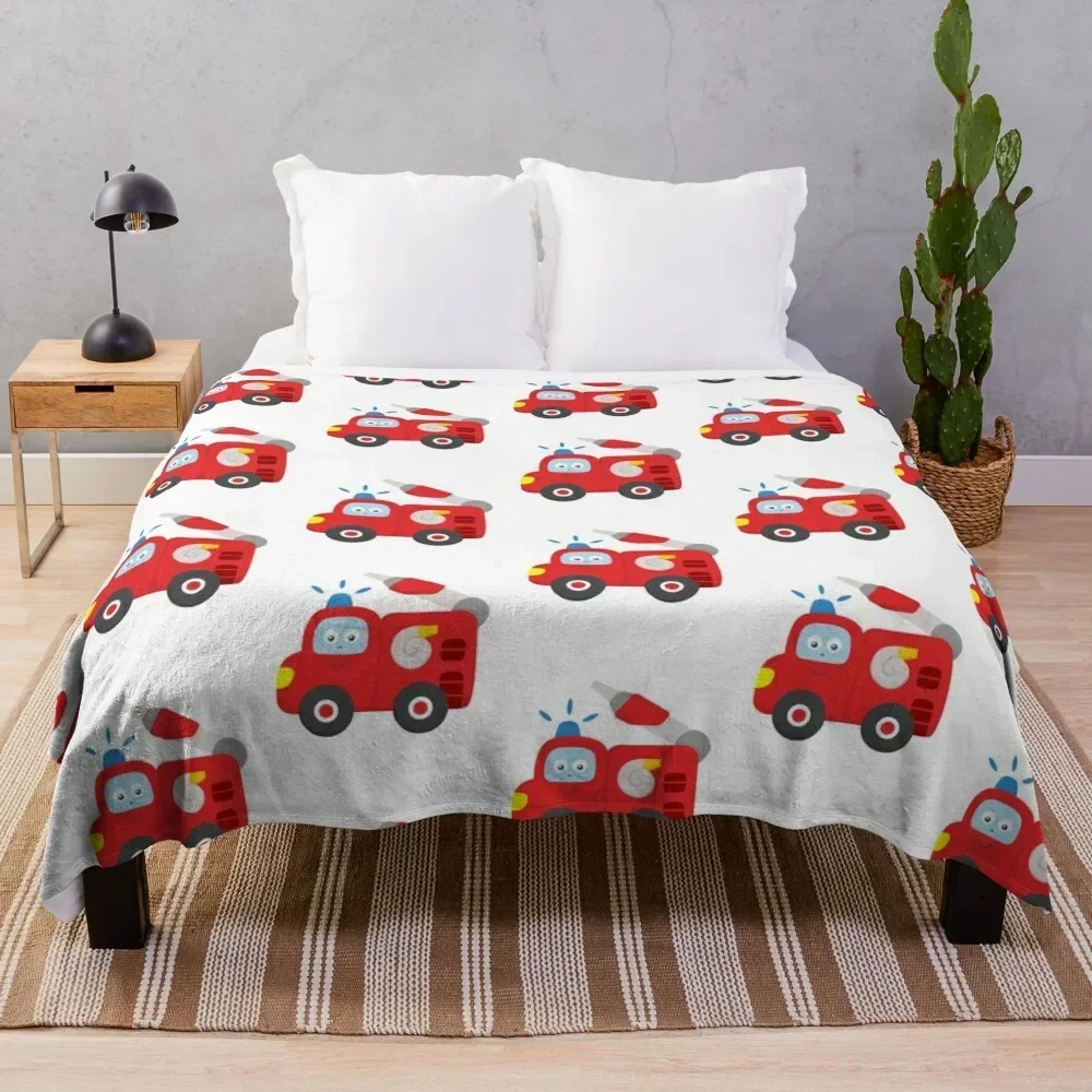 

Fire Truck Toddler Boys Girls Baby Throw Blanket Decorative Throw Bed Fashionable Luxury Throw Blankets
