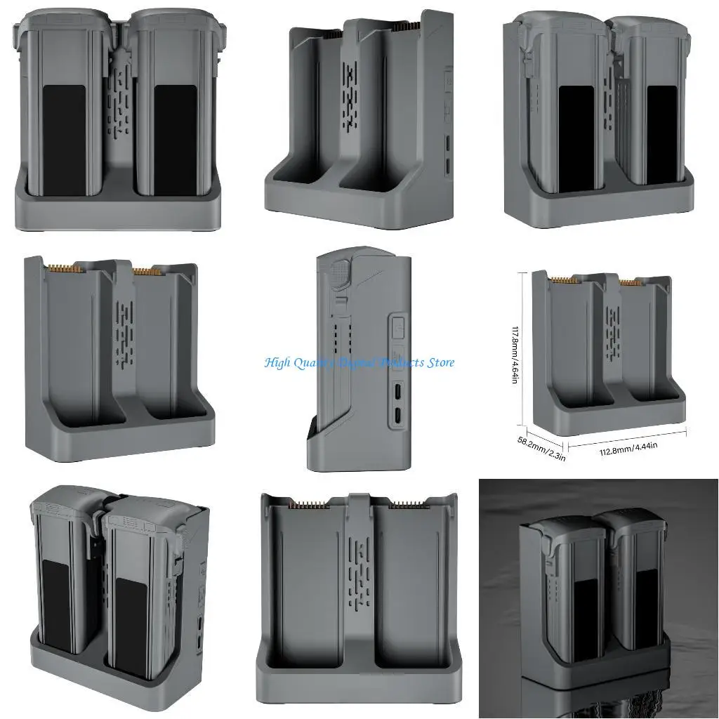 

U2JE Зарядка аккумулятора для камеры AIR 3S/AIR 3 Перезаряжаемые USB-зарядные концентраторы