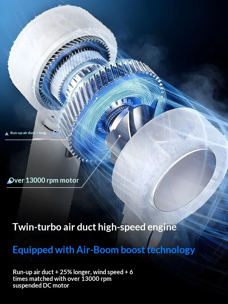 Airmate 2026 New Mute Handheld Spray Fan Portable Mini Cooling Fan Long Battery Life for Desk Outdoor Travel view 4