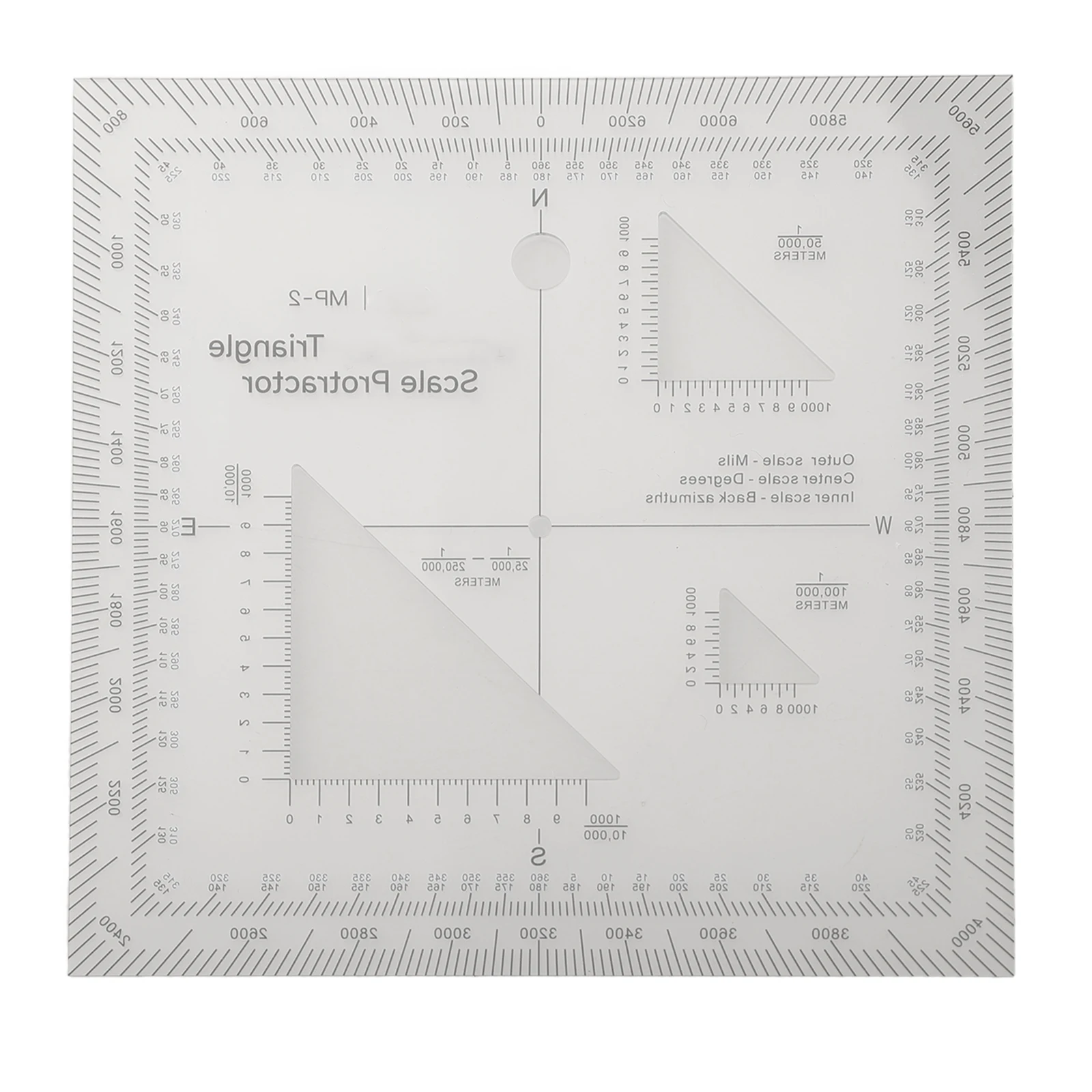 Engineering Projects Construction Surveying Coordinate Ruler Engineering Tool 25,000 Scale 50,000 Scale MGRS Compatible