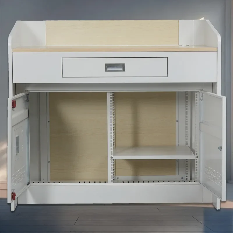 for Smart Podium Multimedia Steel Wood Desk Center Console Campus Furniture Banbantong