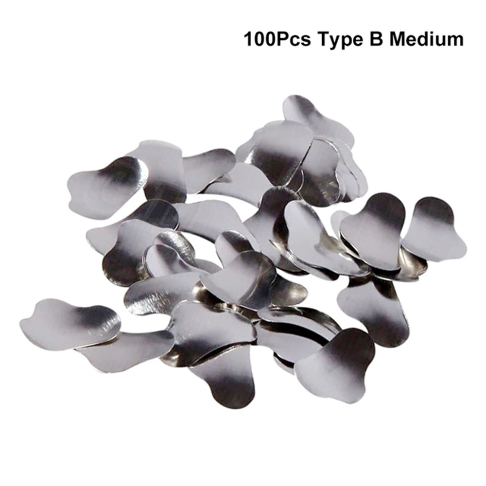 100 teile/beutel Dental Matrizen Schnitt Konturierte Metall Matrix Bands Matrix Ringe Volle Zähne Ersatz Dentsit Mundpflege Werkzeug