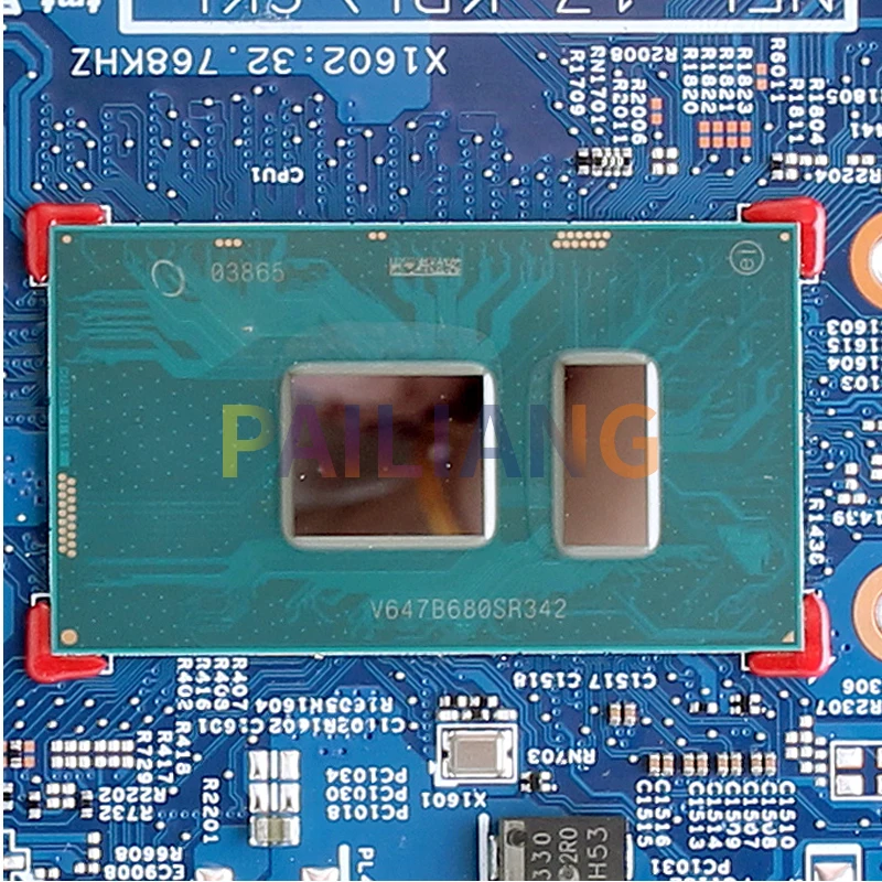 Imagem -04 - Placa-mãe Portátil para hp 17-bs Notebook Mainboard Completo Testado 168751 I57200u 2160867071 2g