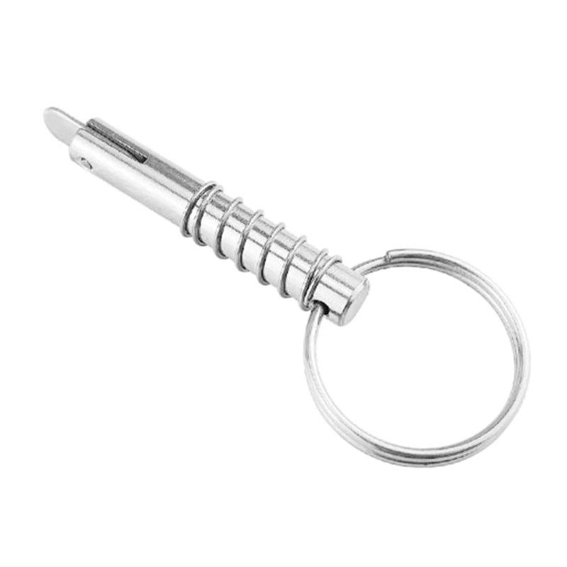 1 ชิ้น Marine Safety Pins Quick Release Pin พร้อม Drop & Spring, สแตนเลส