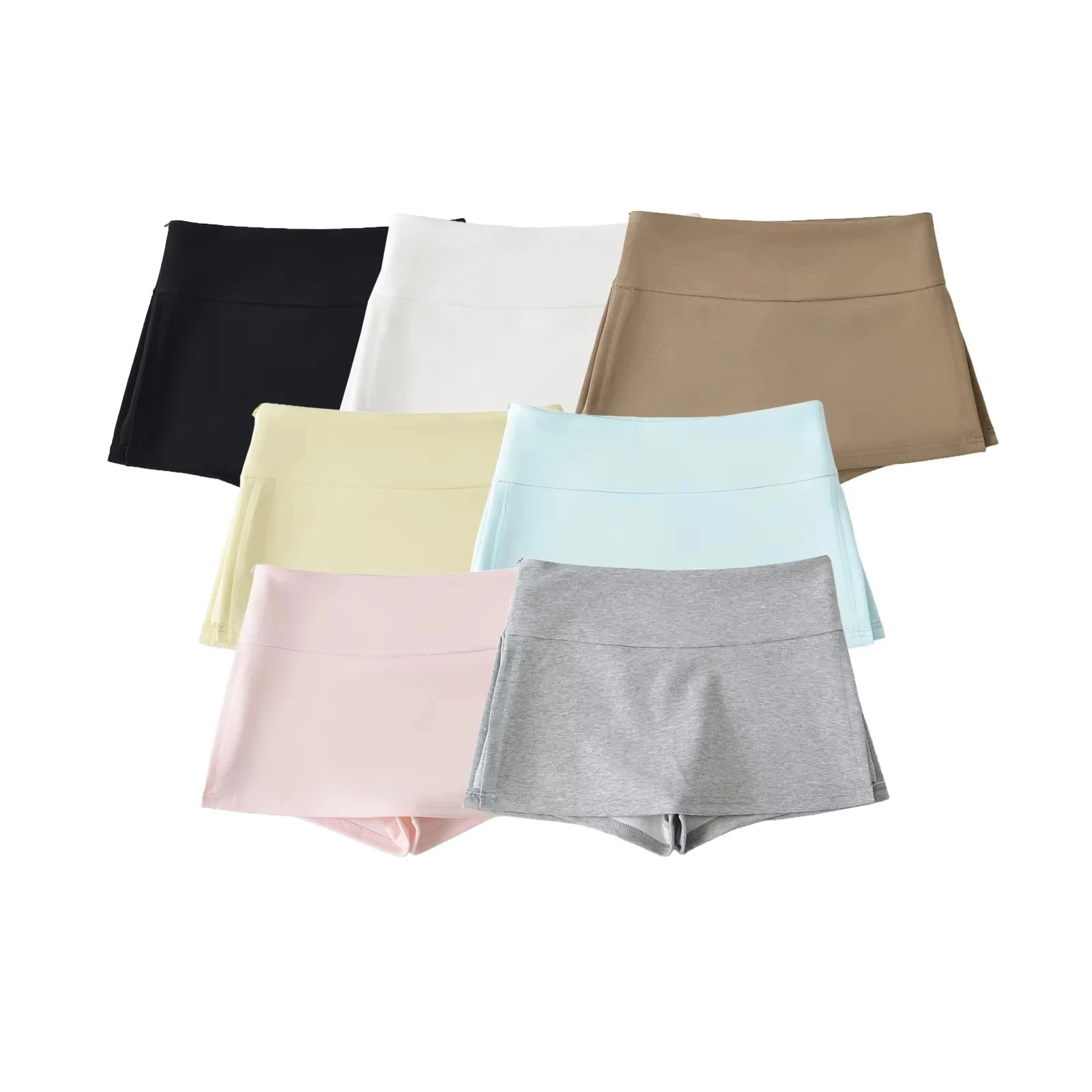 

American Sports Sle Color Side Slit Anti-Light ort Skirt Slimming Versatile Bodycon Leg Lengthening A-Line Skirt