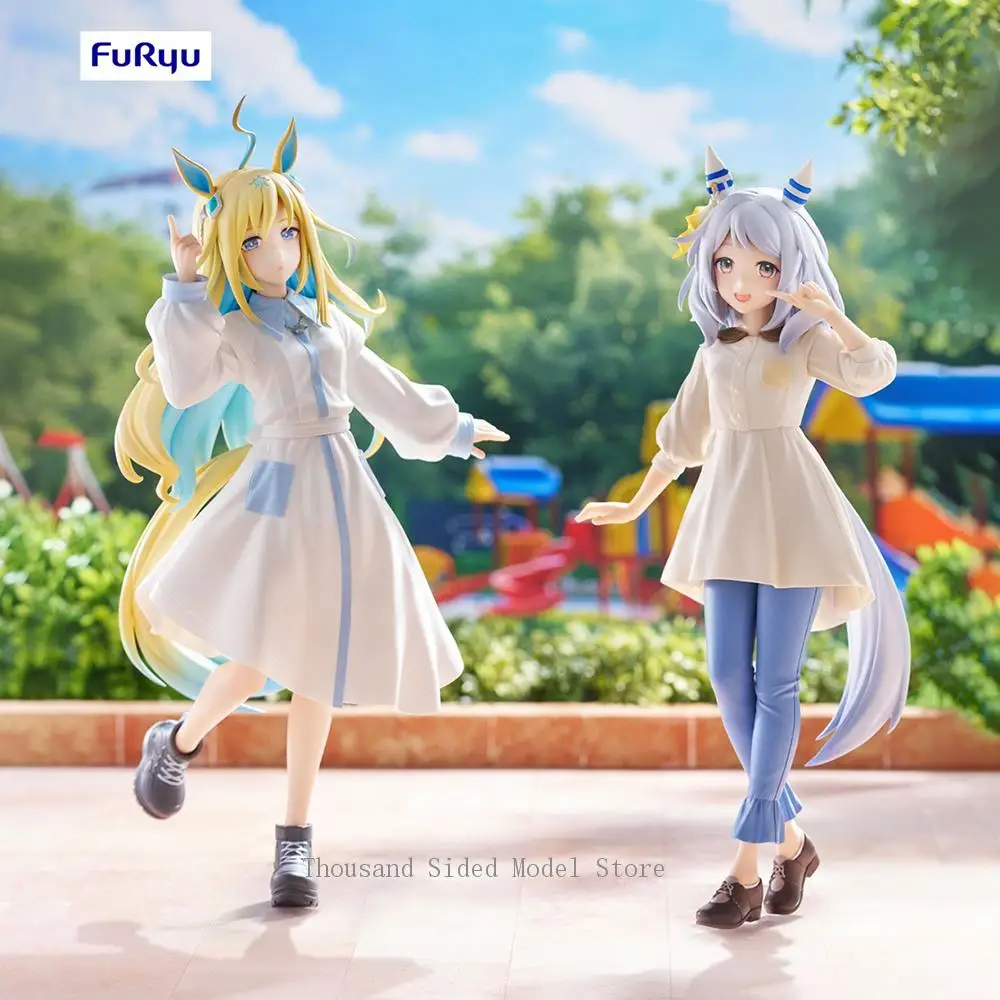 オリジナルフリュー トリオ・トライ・イット ネオユニバース アクションフィギュア (ウマ娘: プリティーダービー) アニメ周辺機器 モデル装飾 21CM ギフト