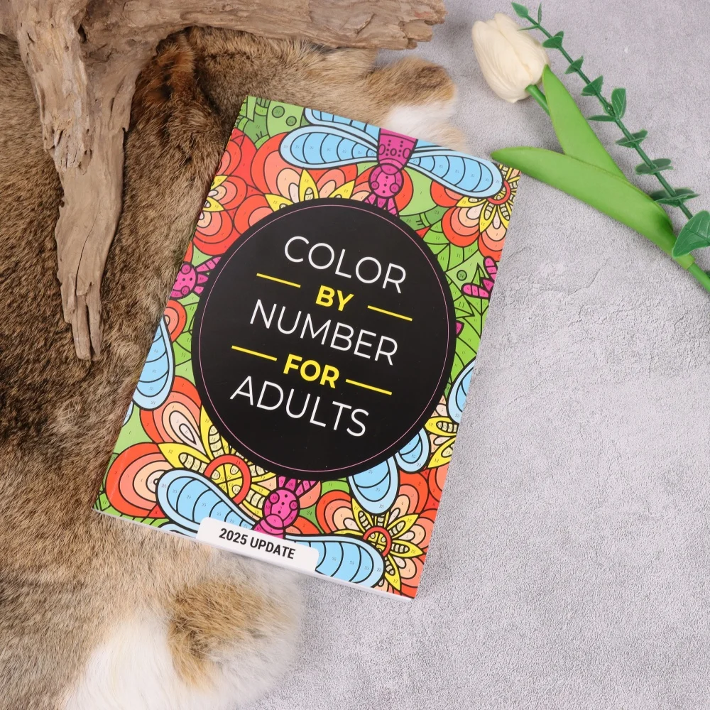 اللون حسب الرقم للبالغين: 75 صورة جميلة مصممة للمتعة والاسترخاء للبالغين وتخفيف التوتر لمدة ساعات في النهاية