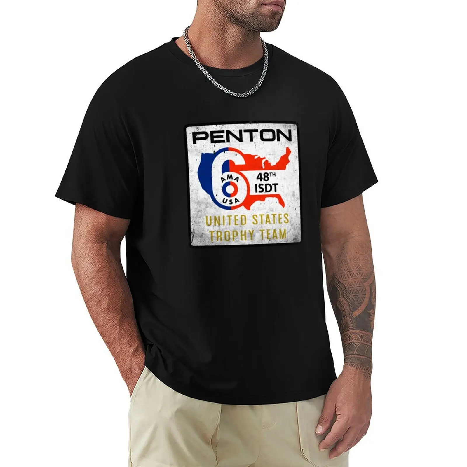 Camiseta Penton AMA Motocross, camiseta informal de estilo callejero