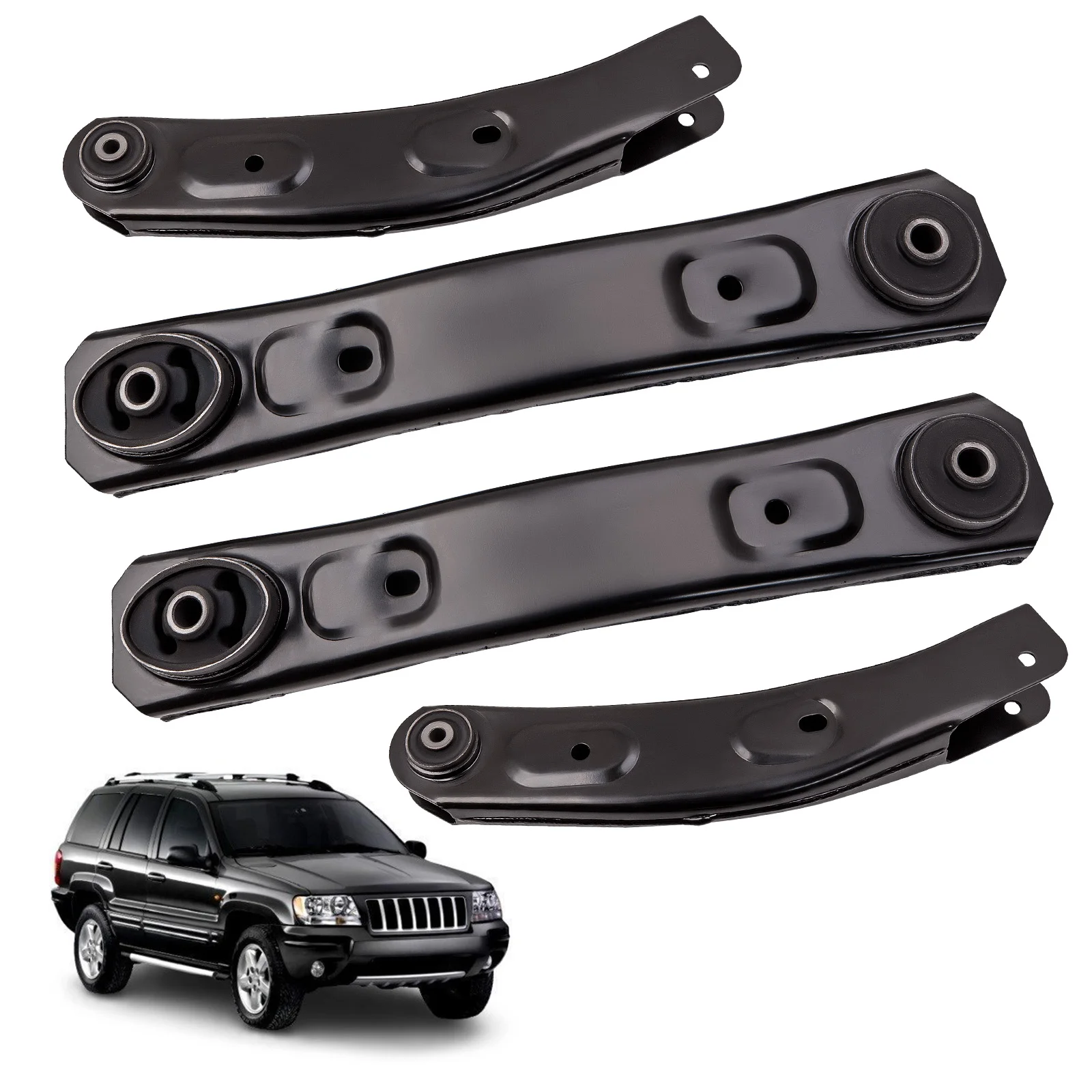 Front Upper + Lower Control Arm Assembly for Jeep Grand Cherokee 1999-2004 Suspension Kit