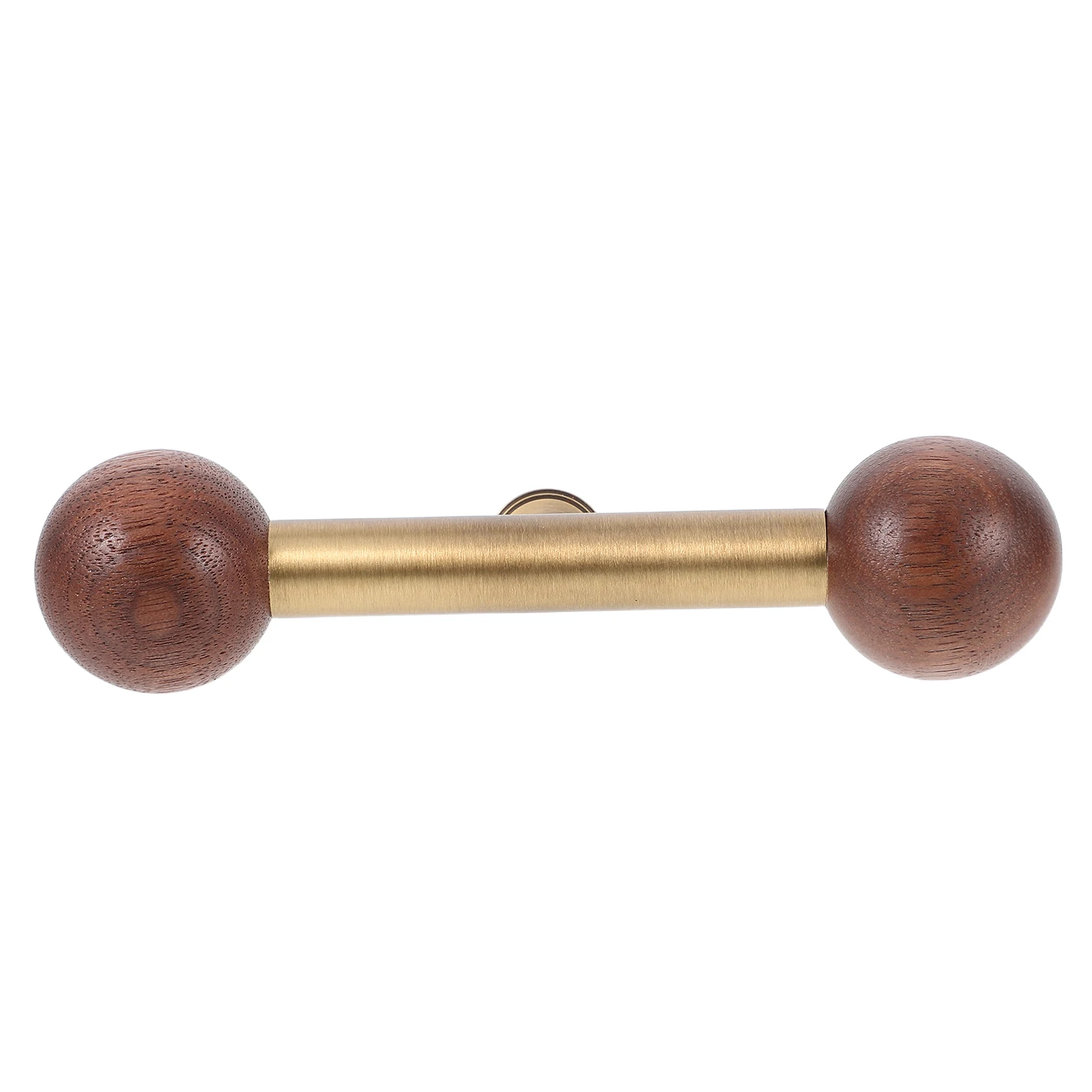 

Retro Walnut Wood Brass Pull Handle for Drawer Cabinet Furniture Hardware Decorative Vintage Unique Farmhouse Knobs
