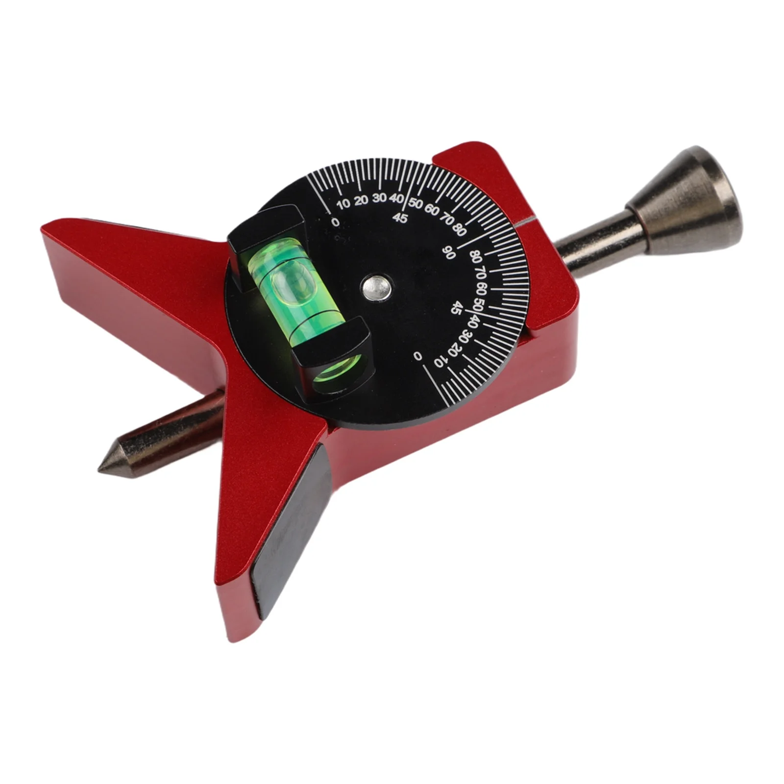 Magnetic Pipe Center Locator 1-1/2 To 6 Inch Fitting Tool Angle Finder With Bubble Level For Welding Alignment