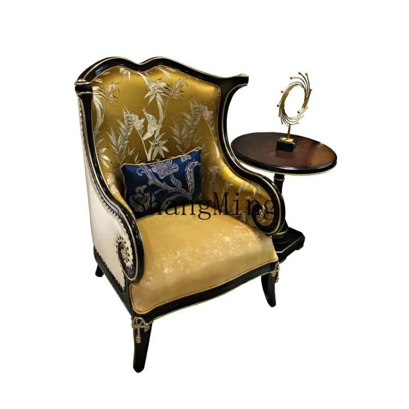 

ZYY Leisure Chair Single Sofa Chair Neoclassical Simple High Back Fabric Negotiation Chair