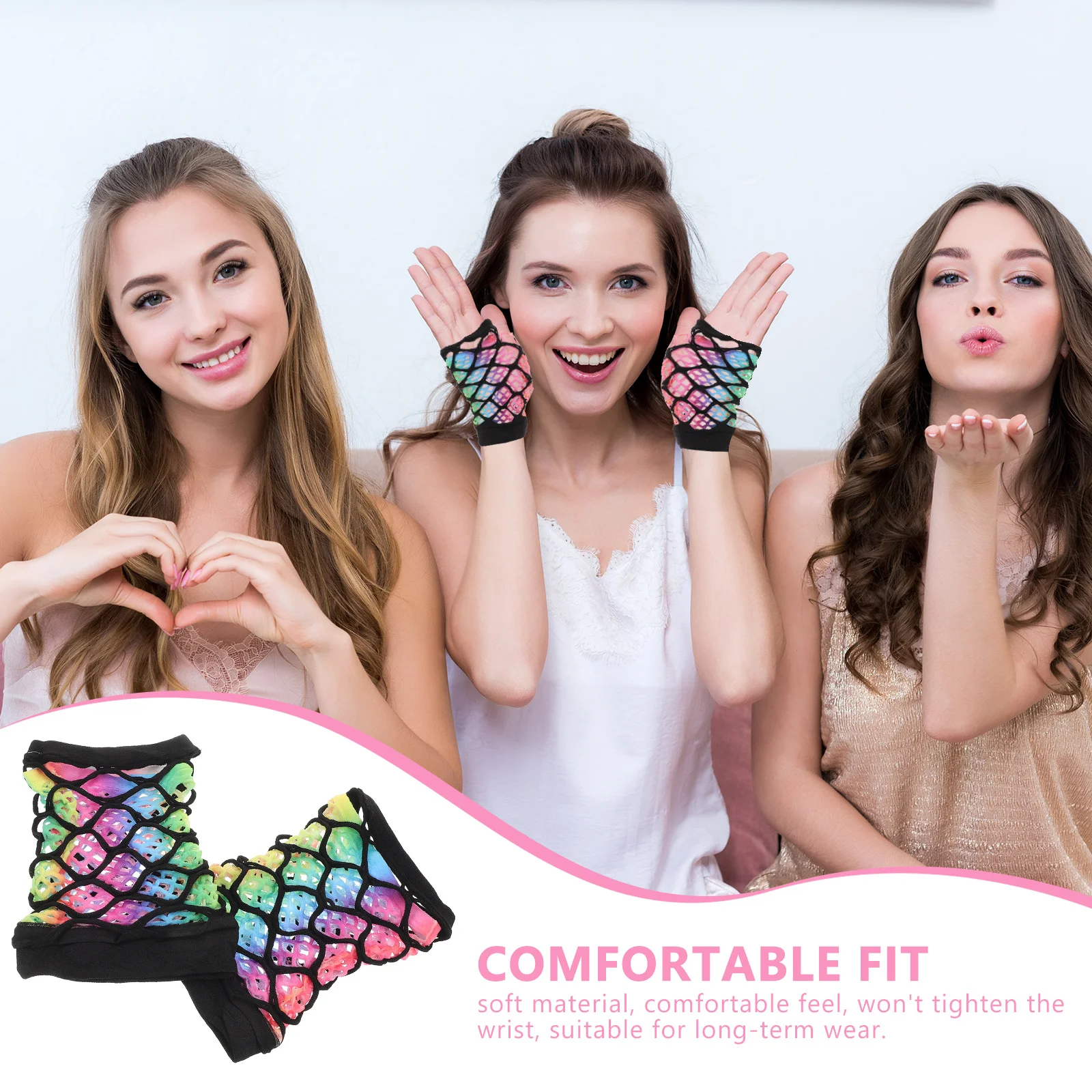 Рисунок 4 - 1 пара красочных неоновых двухслойных