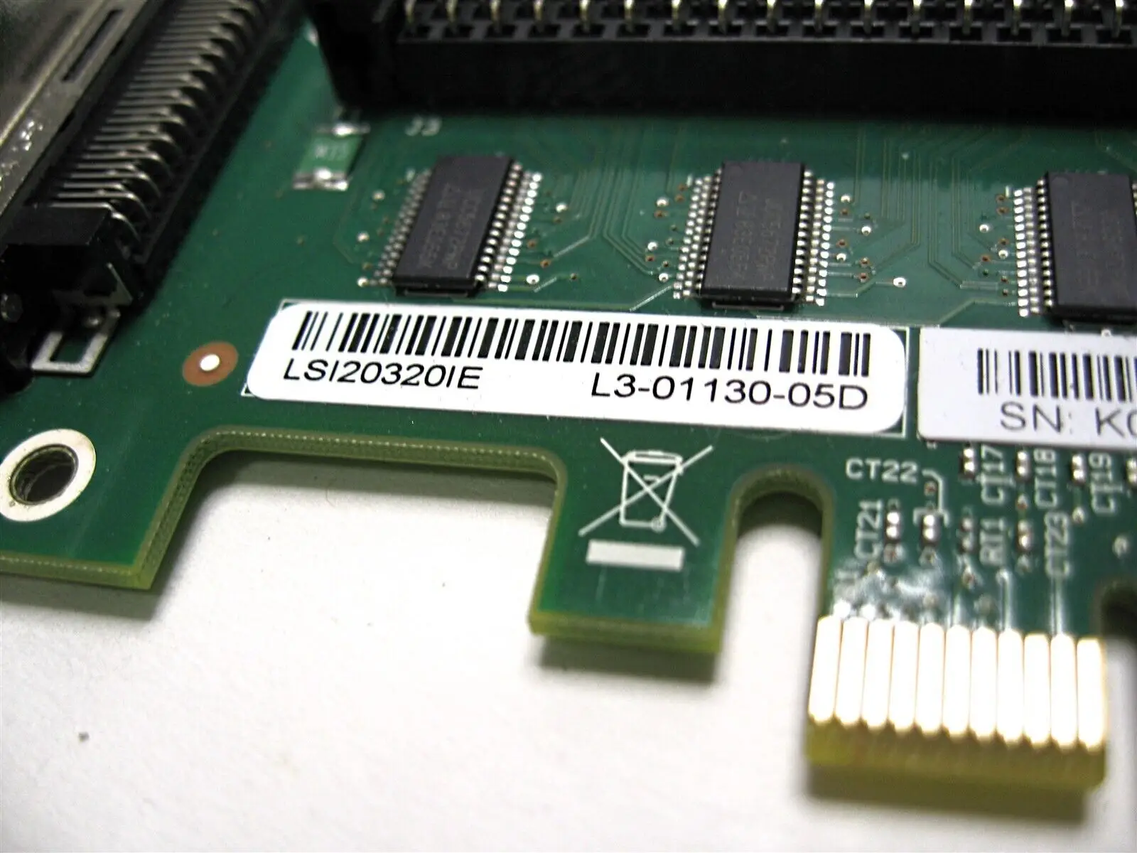 LSI 로직 SCSI LVD/SE 컨트롤러 PCI 익스프레스 x4 LSI20320IE 43946-001