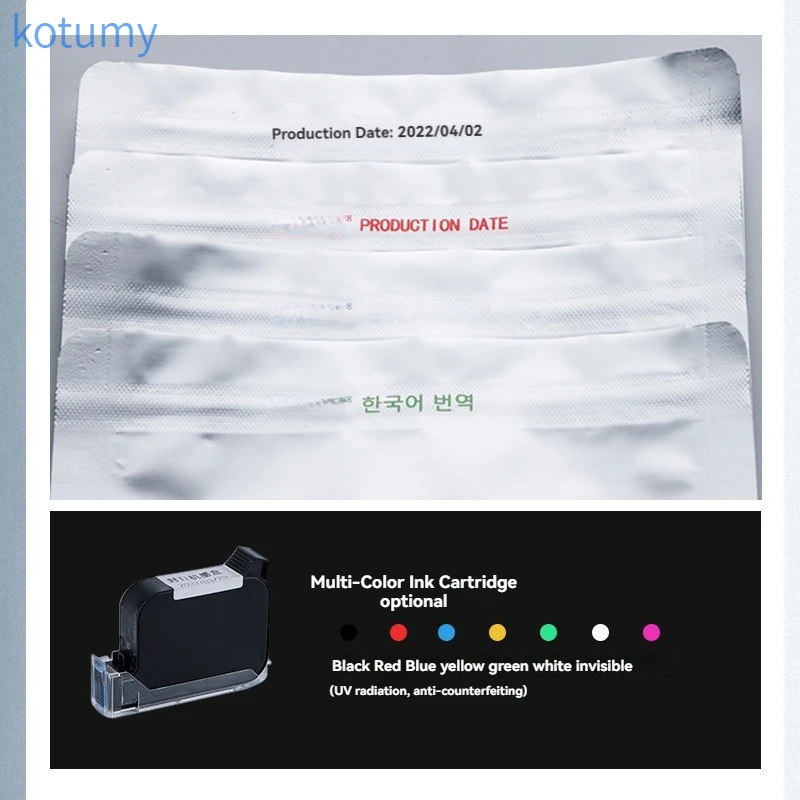 Automatic Continuous Inkjet Sealing Machine, Vacuum Packer for PE & Aluminum Foil Food Bags