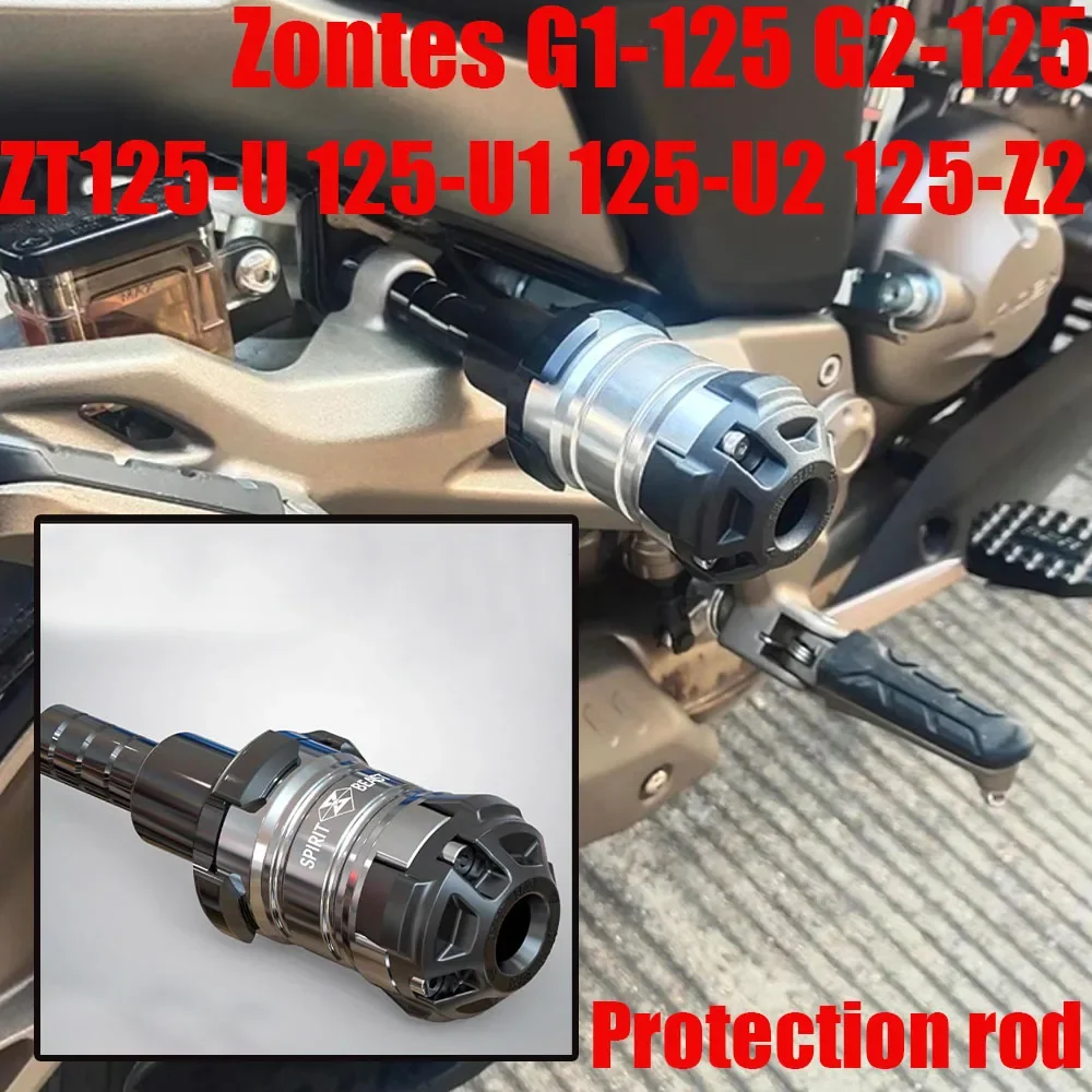 

Falling Crash Protector Rod Motorbike Anti-Falling Engine Protection Stick For Zontes G1-125 G2-125 ZT125-U 125-U1 125-U2 125-Z2