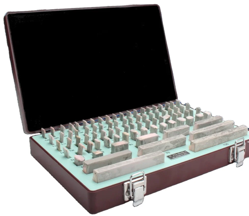 0 Grade Gauge Block Set  Inspection Block Gauge Measurement Instruments 112 pcs per set grade 1 steel block gauge set