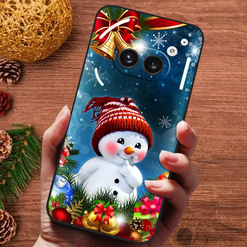 Custodia morbida in Silicone di natale per niente telefono 2A Cover paraurti per niente telefono 2A 2 1 versione Funda Coque copertine regalo di