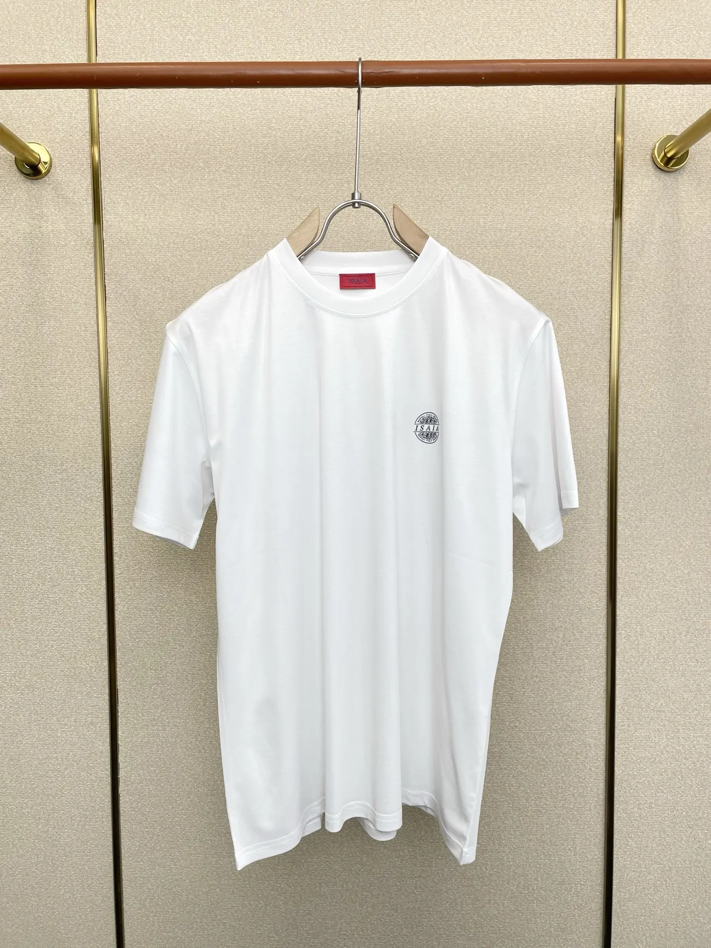 BLLIYOSS T-Shirt men Ice Silk Cotton 2026 SS New ventilate Casual half Sleeve Printing Decoration Old Money Essential for summer